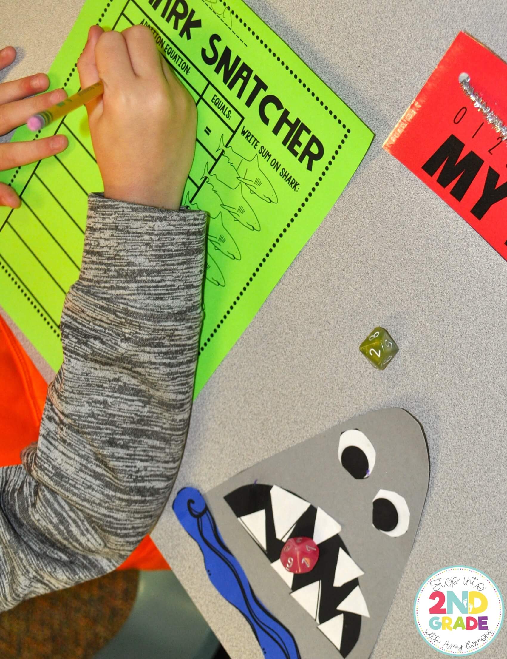 Shark Snatchers! {With a Number Line FREEBIE} - Amy Lemons