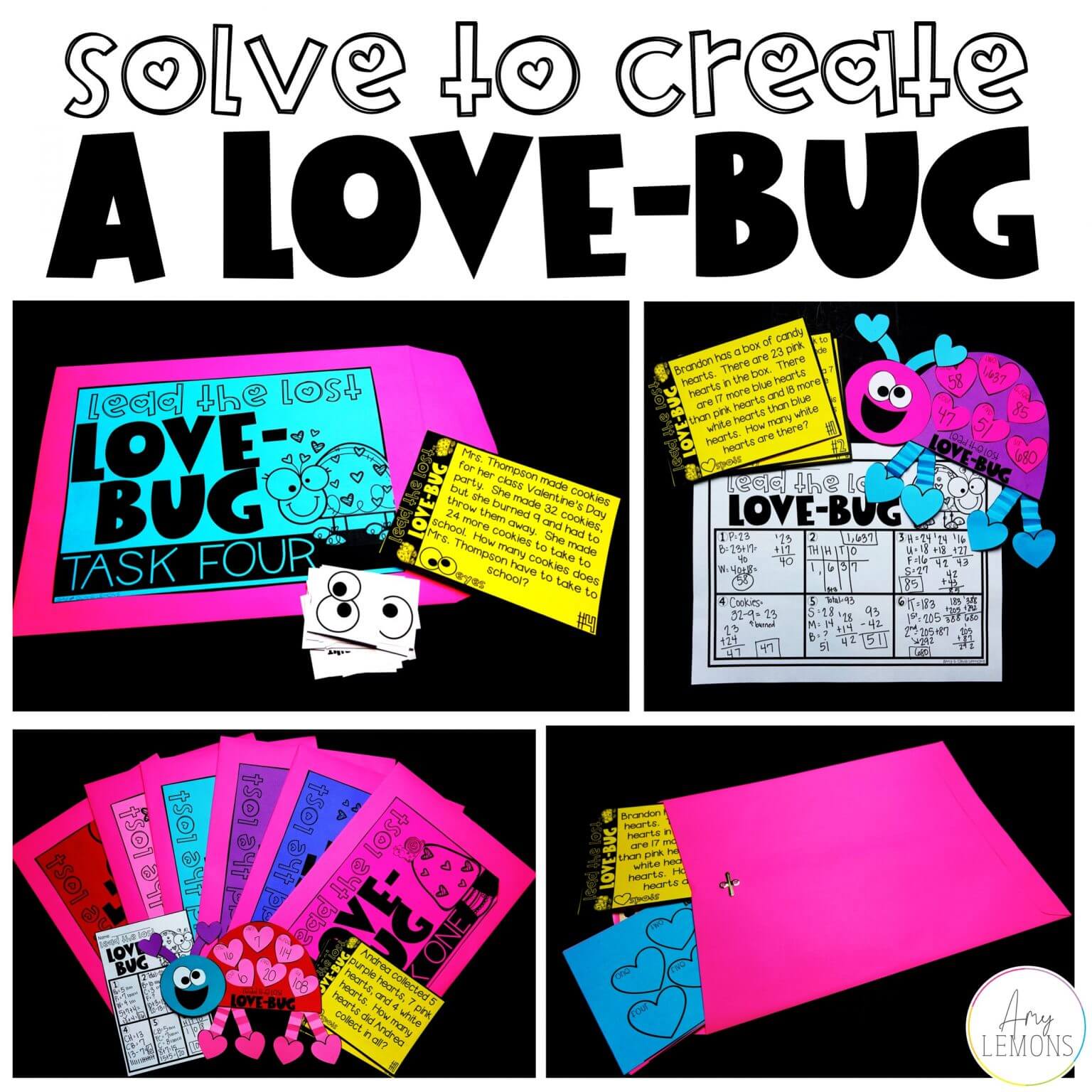Valentine's Day Math Activities With a FREEBIE - Amy Lemons