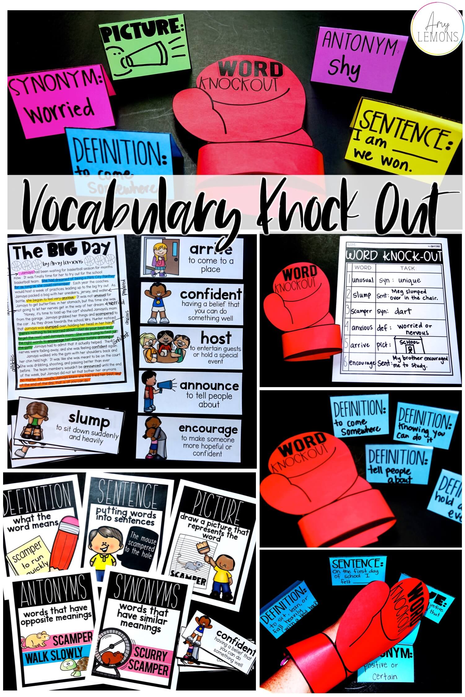 Vocabulary-Activities-Words-Definitions - Amy Lemons