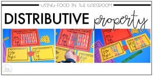 using food distributive property activity 1