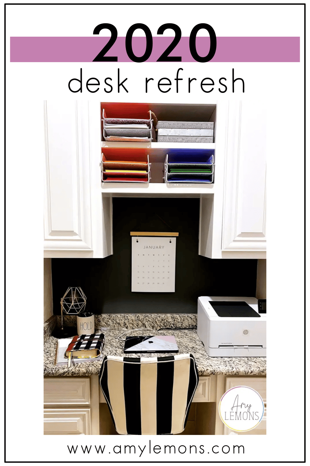 Spring Desk Refresh 2020 desk refresh - Amy Lemons