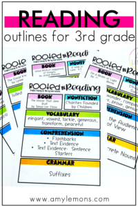 3rd reading outline