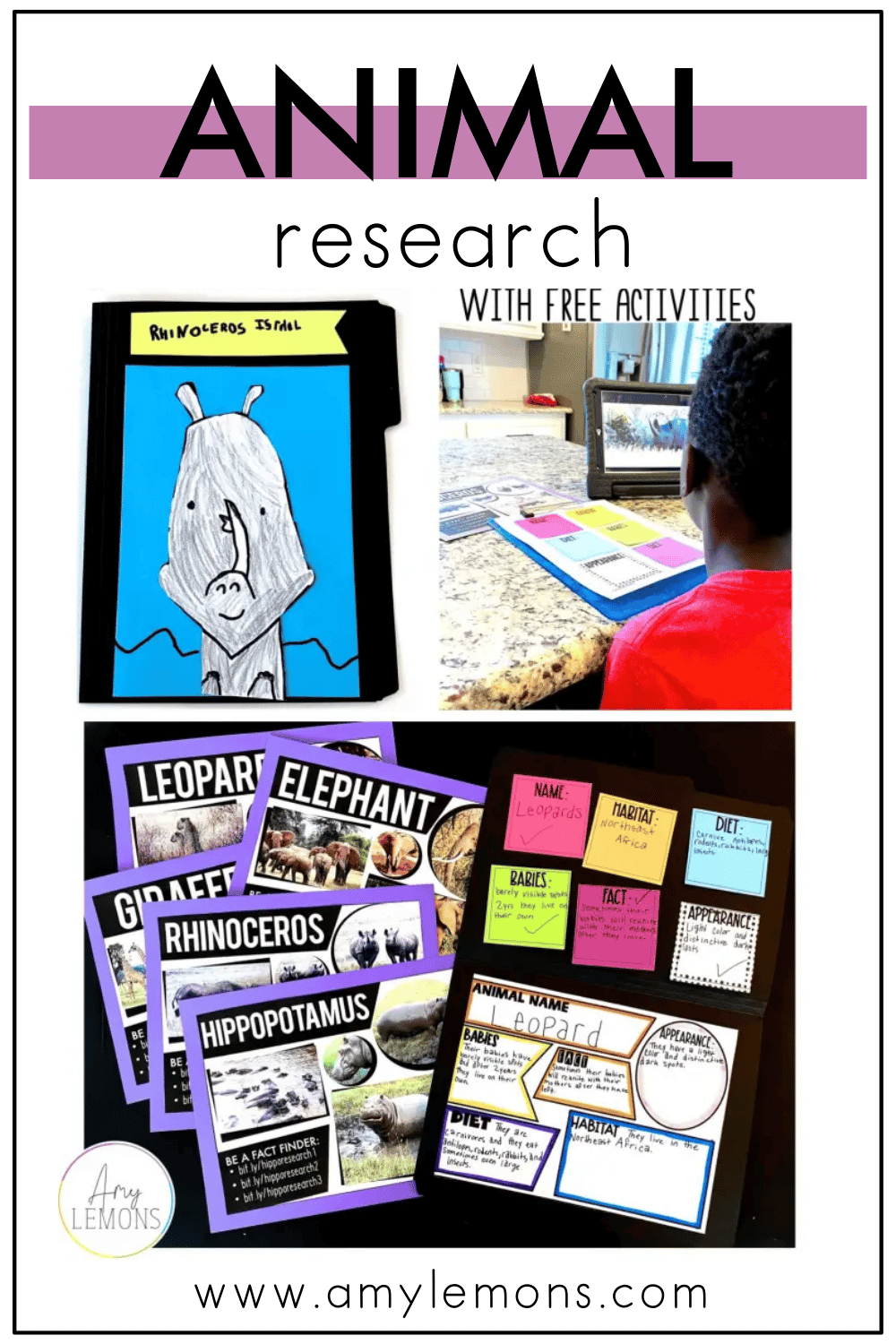 Animal Research for Students - Amy Lemons