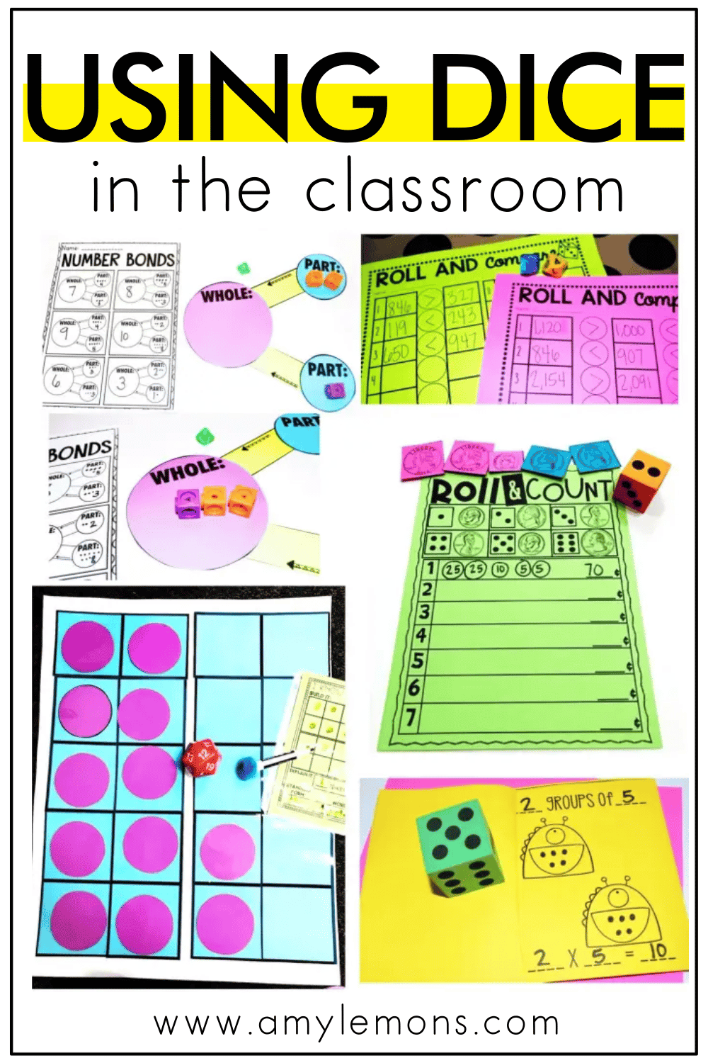 Contain runaway dice for the classroom!