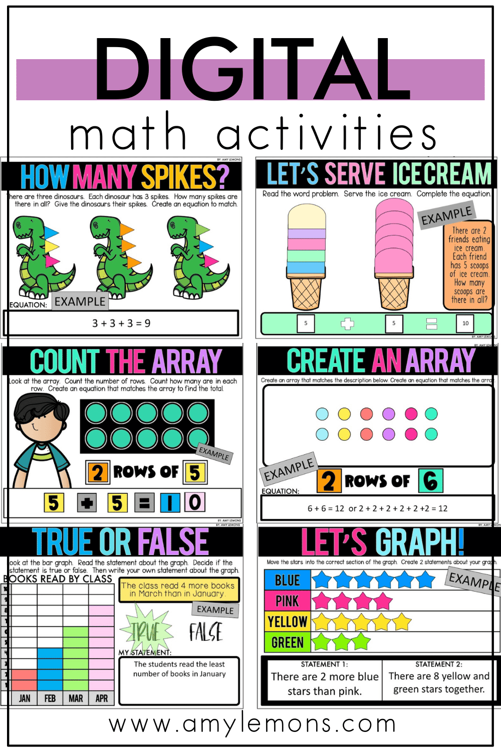 digital math activities - Amy Lemons