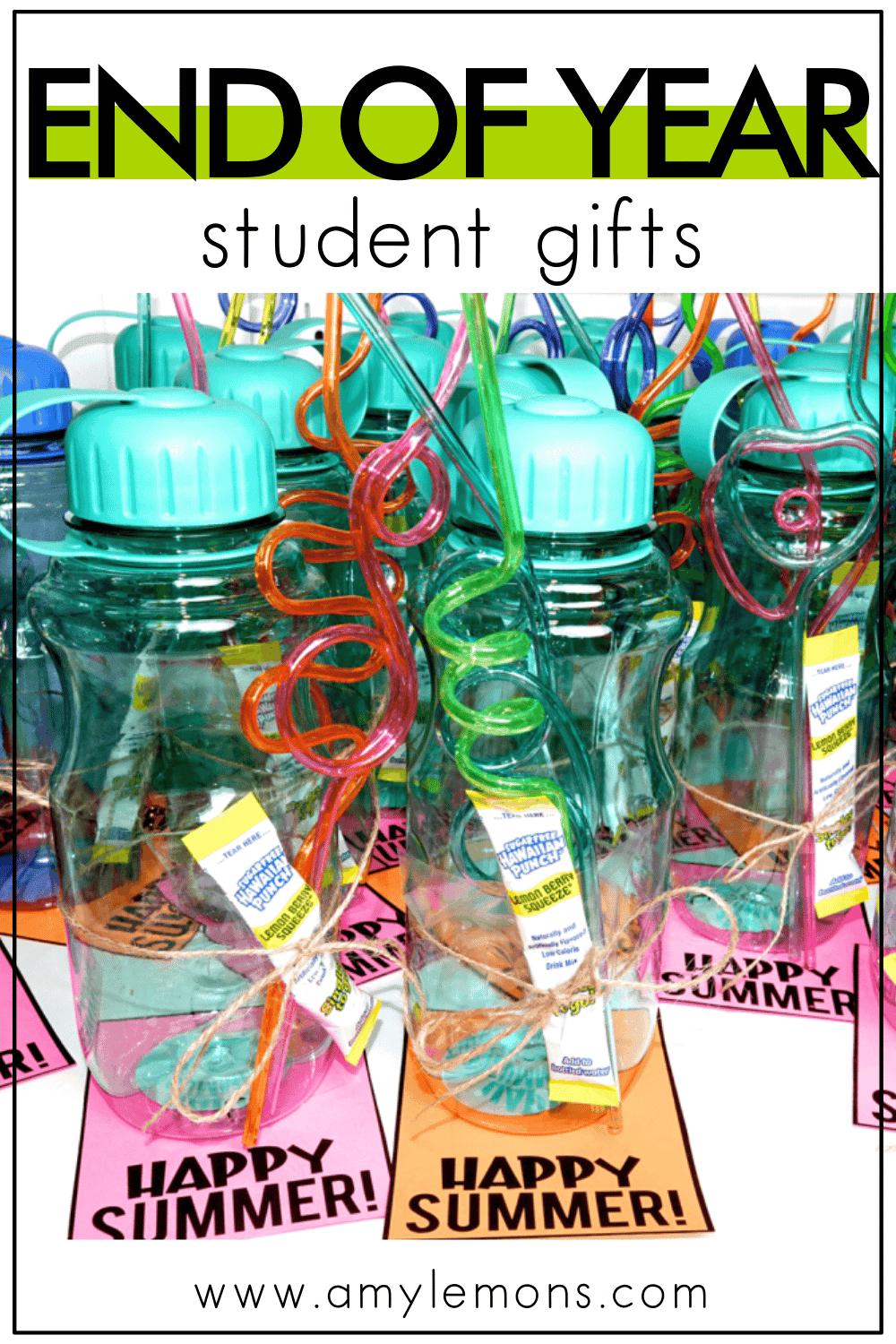 End of the Year Gifts! | School gifts, Student gifts, Preschool gifts