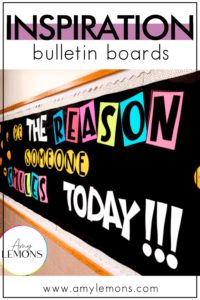 Inspirational Bulletin Board Ideas - Amy Lemons