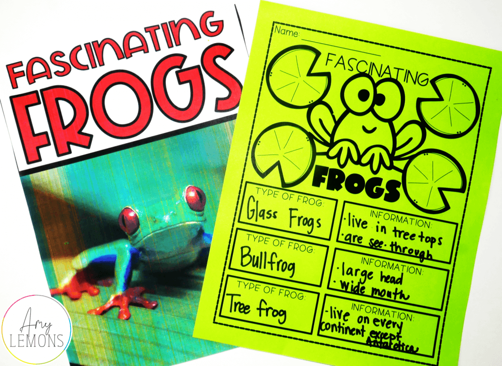 nonfiction text frogs 1