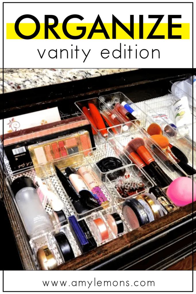 organize vanity