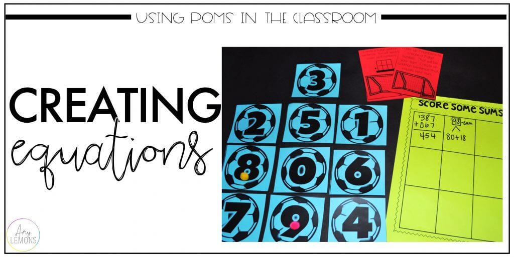 using poms to create equations