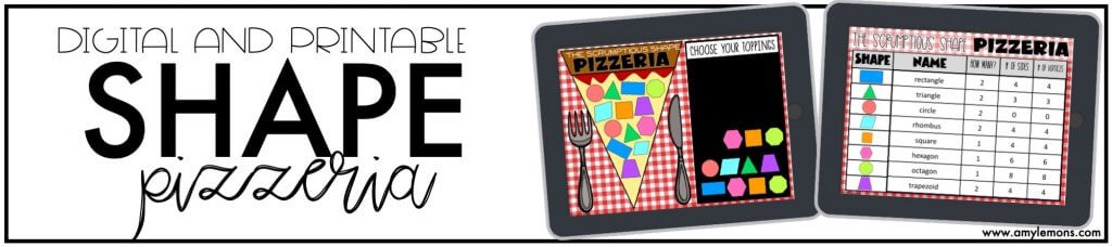 digital activity shape pizza