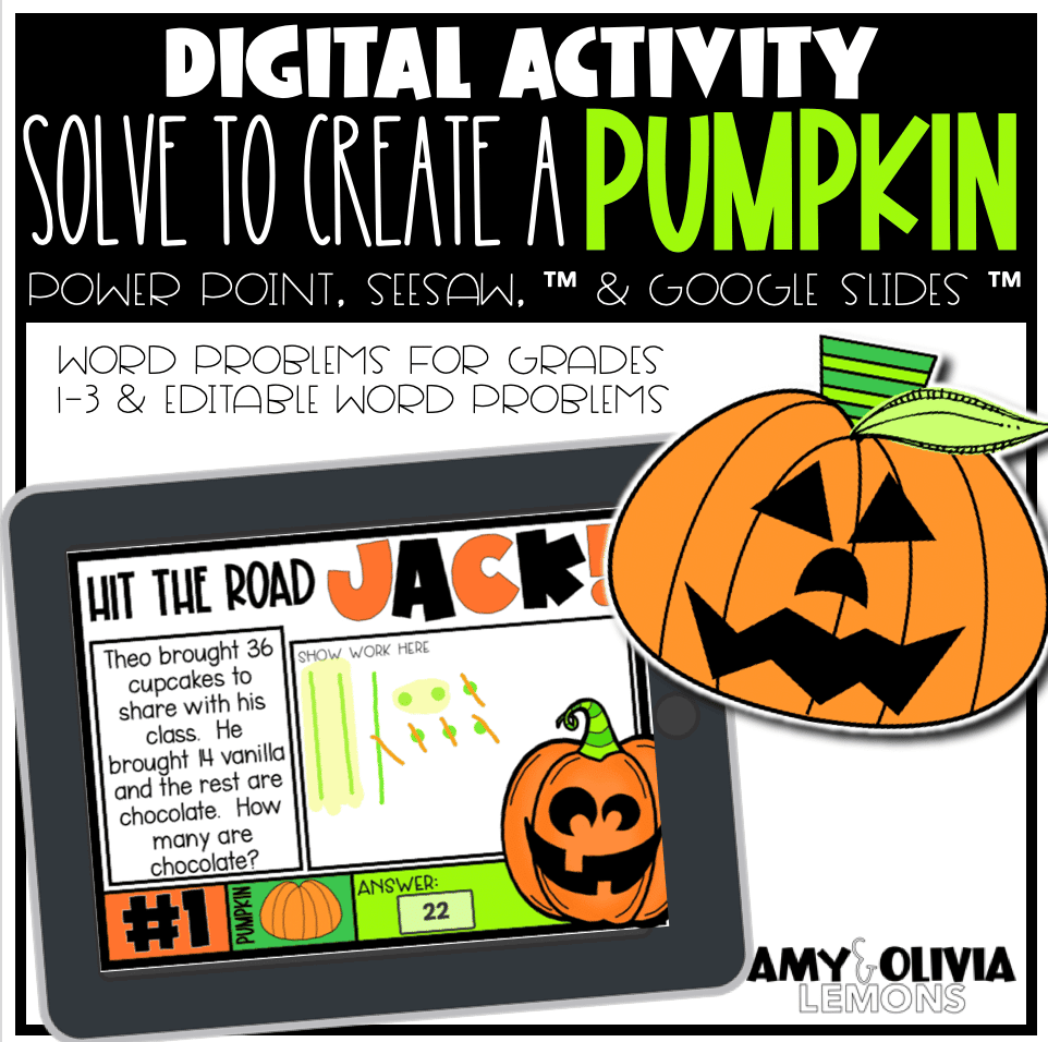 Pumpkin Math Fall Activity