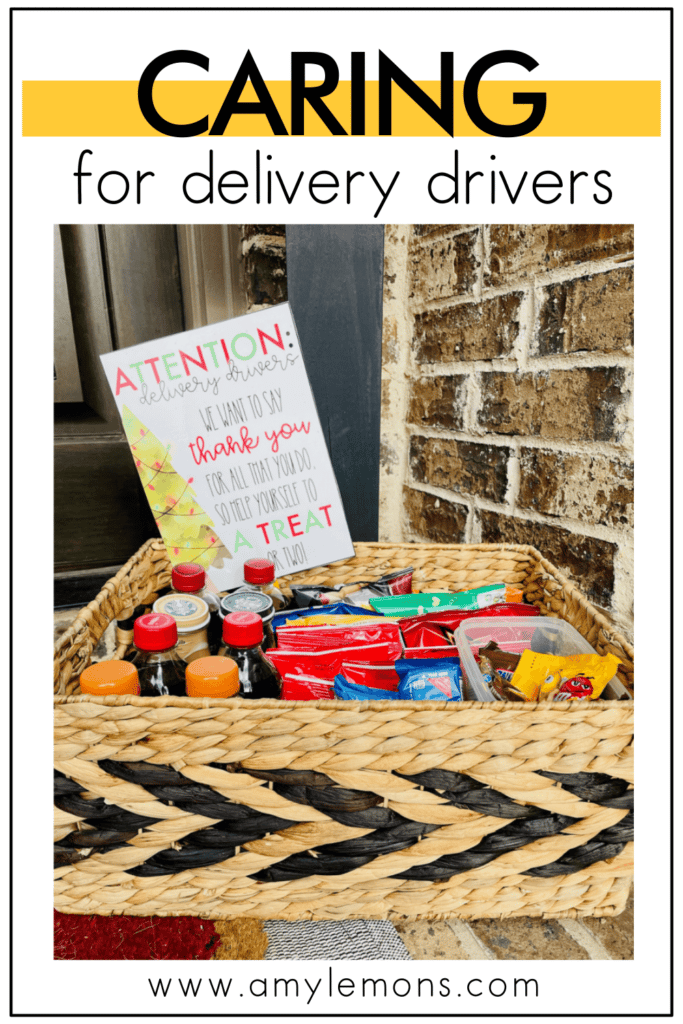 caring for delivery drivers