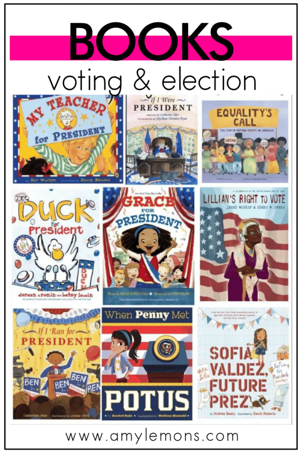 Election and Voting Picture Books - Amy Lemons