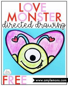 love monster drawing 1