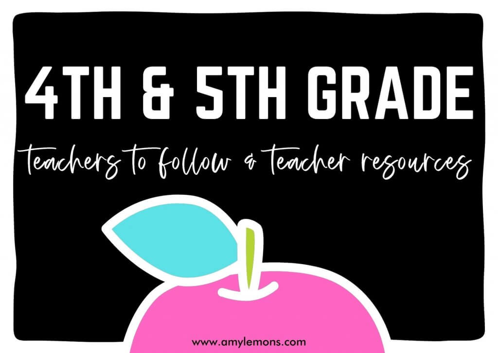 4th and 5th grade teacher resources 1