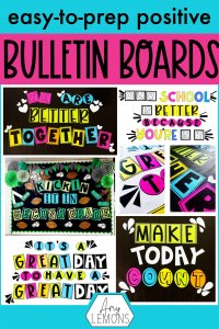 easy to prep positive bulletin boards