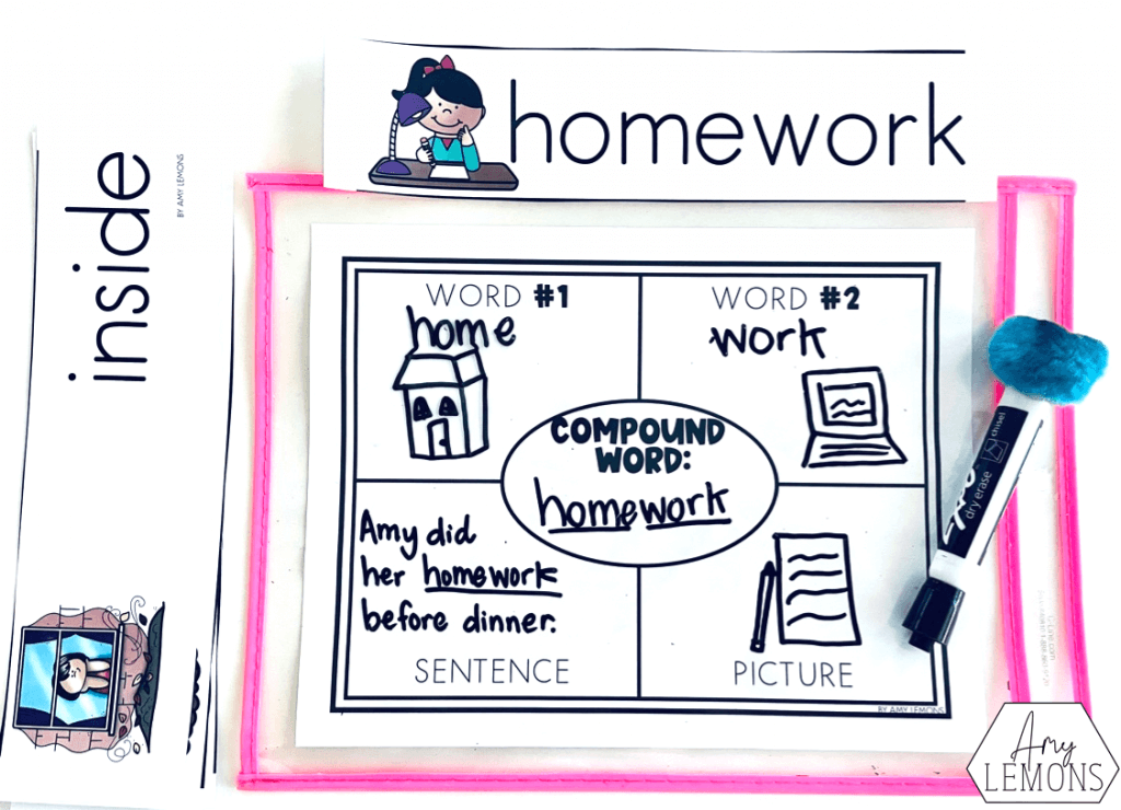 compound words work mat