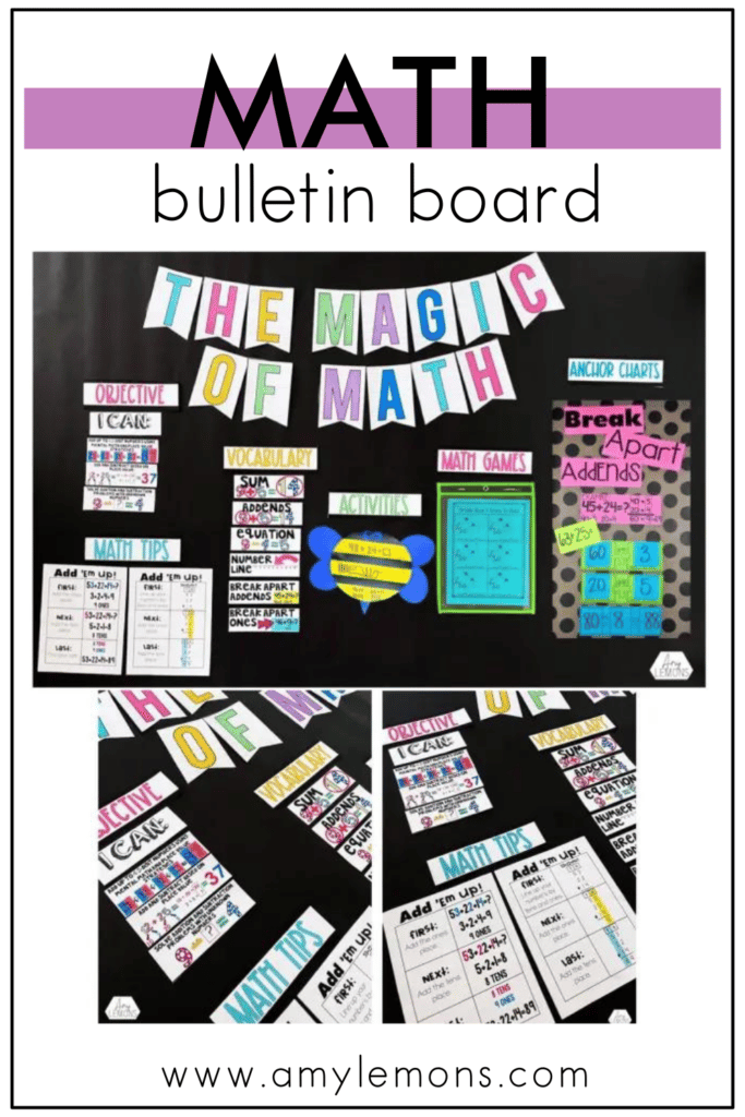 math bulletin board
