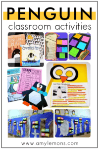 Five Penguin Activities to Add to Your Winter Lesson Plans - Amy Lemons