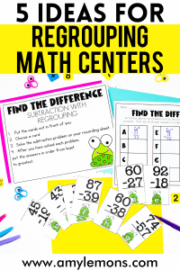 5 ideas for math centers