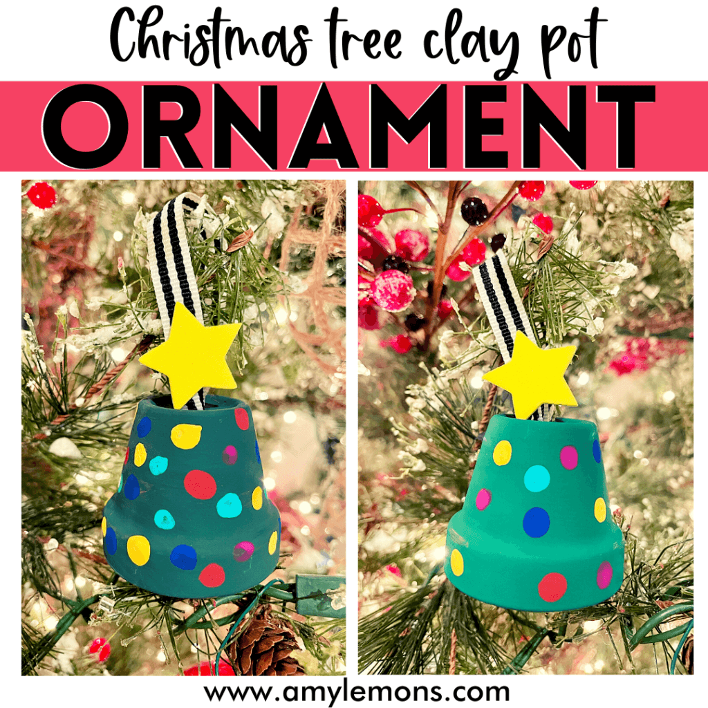 how to make clay pot ornament
