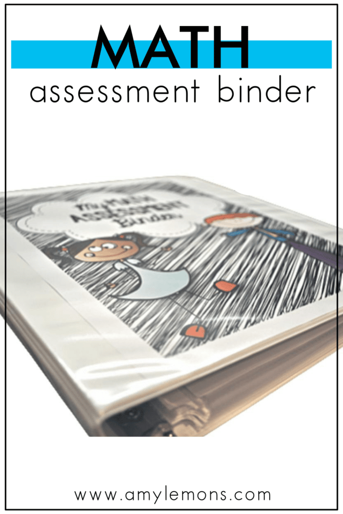 math assessment binder