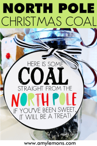 North Pole Christmas Coal