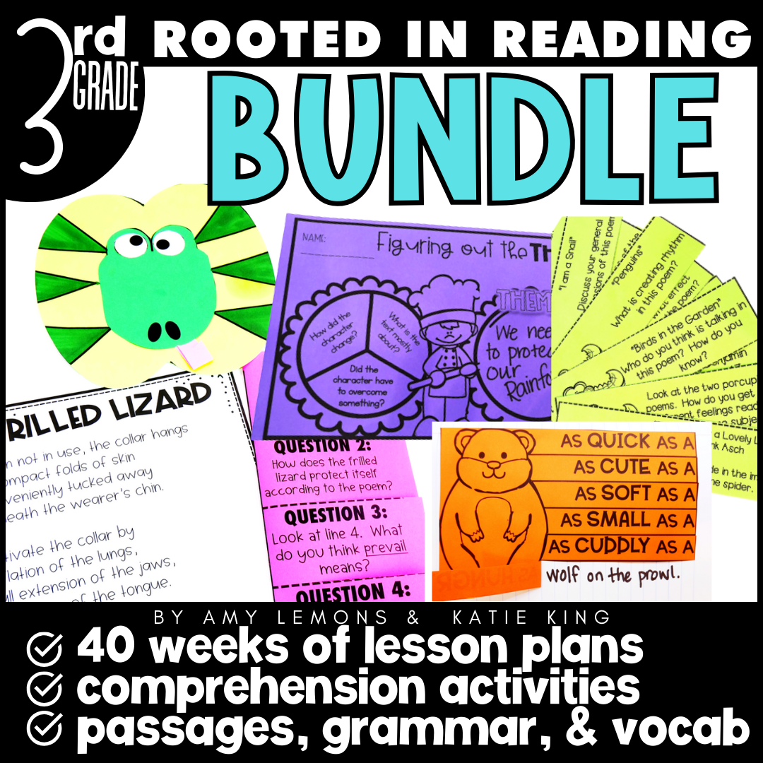 11 Rooted in Reading 3rd Bundle