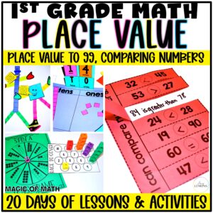 Cover of 1st Grade Magic of Math Unit 1: Place Value and Counting