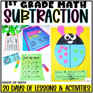 Cover of 1st Grade Magic of Math Unit 3: Subtraction
