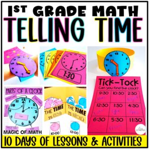 1st Grade Magic of Math Unit 7 | Telling Time to the Hour and Half Hour Lessons