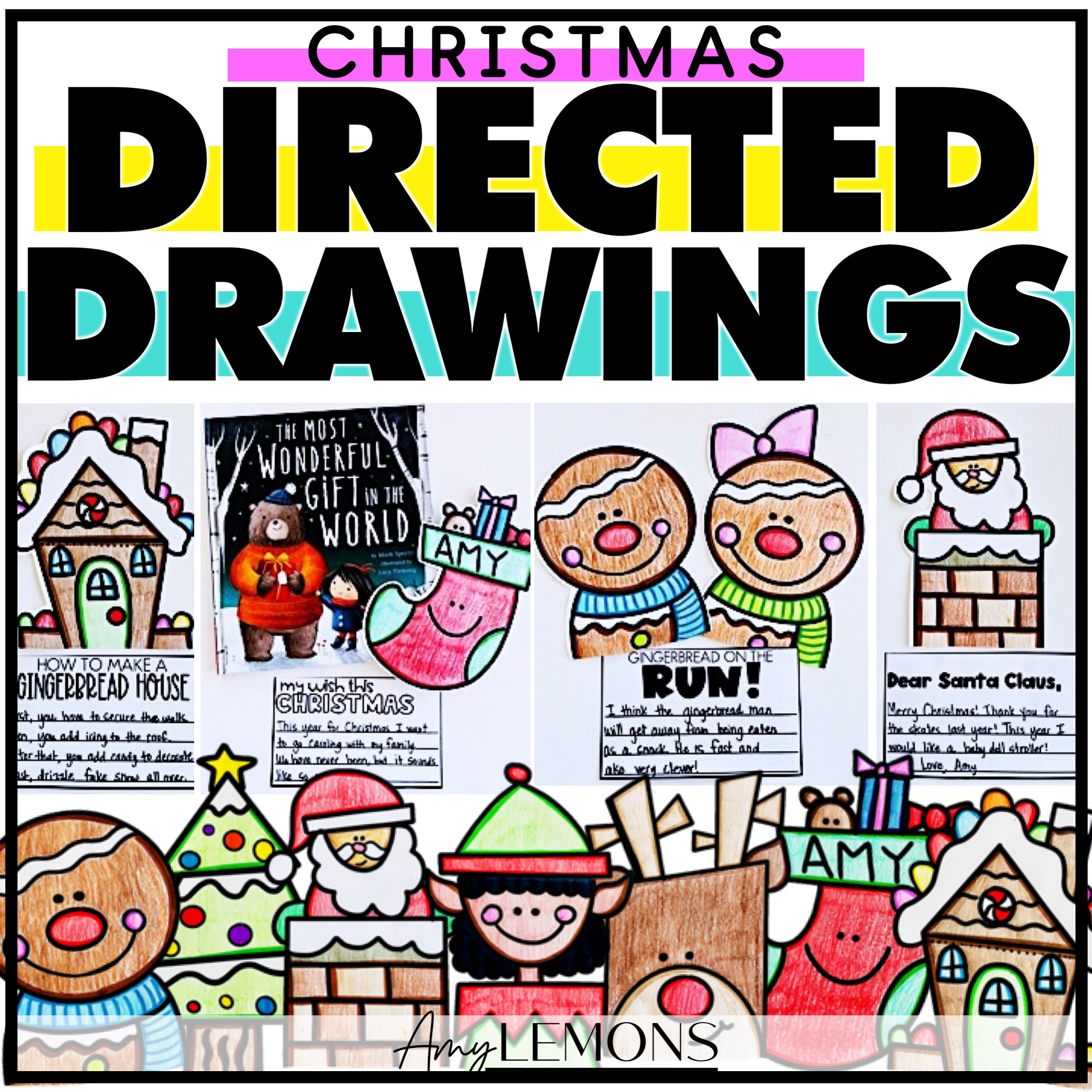 Christmas Directed Drawings are Easy and Fun 