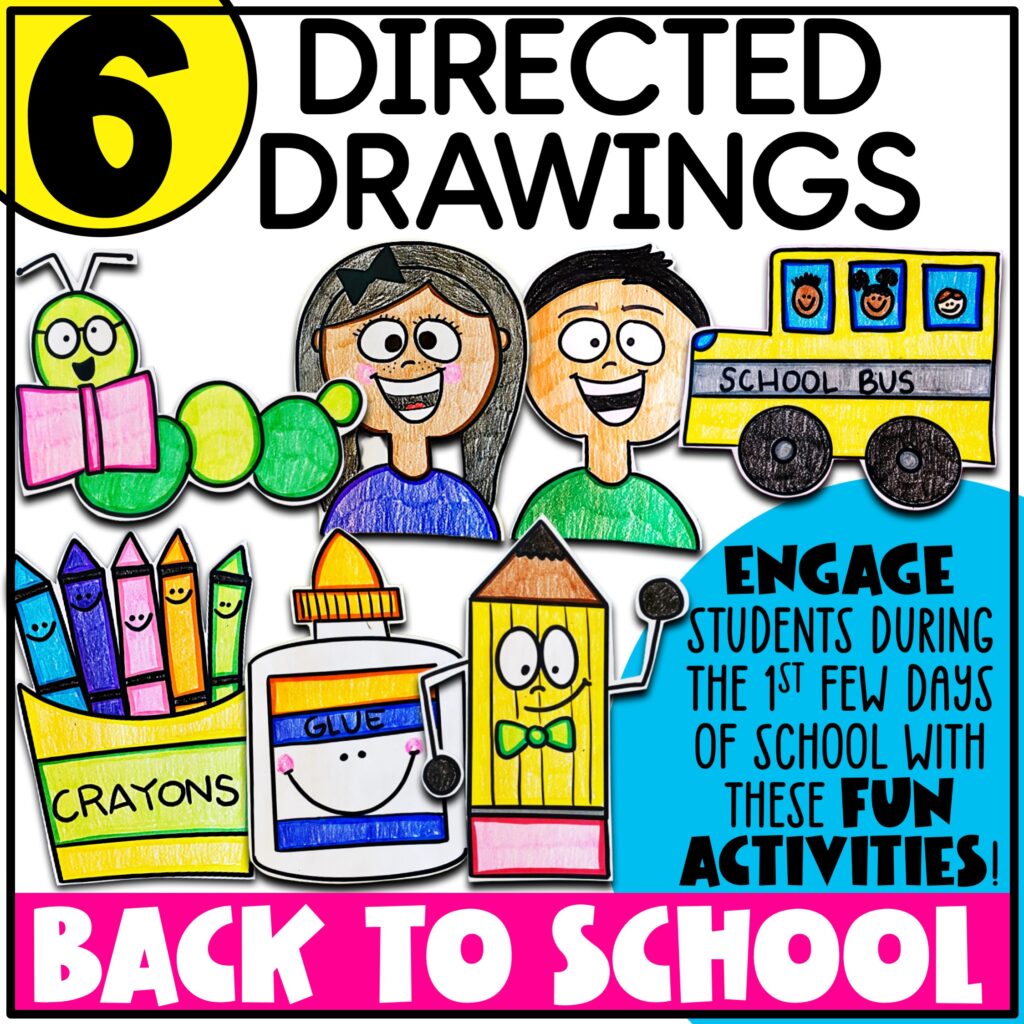 Back To School Directed Drawings - Amy Lemons