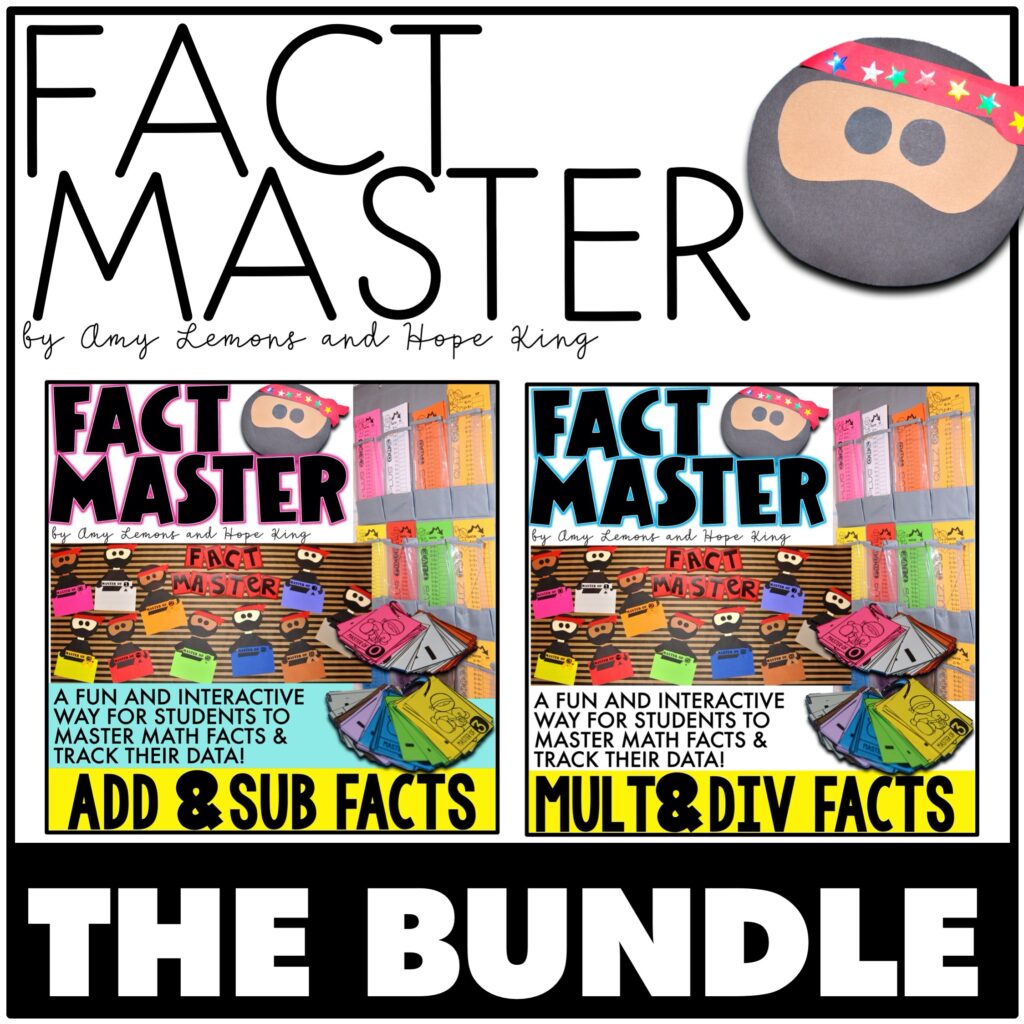 Fact Master BUNDLE: Addition, Subtraction, Multiplication, and Division