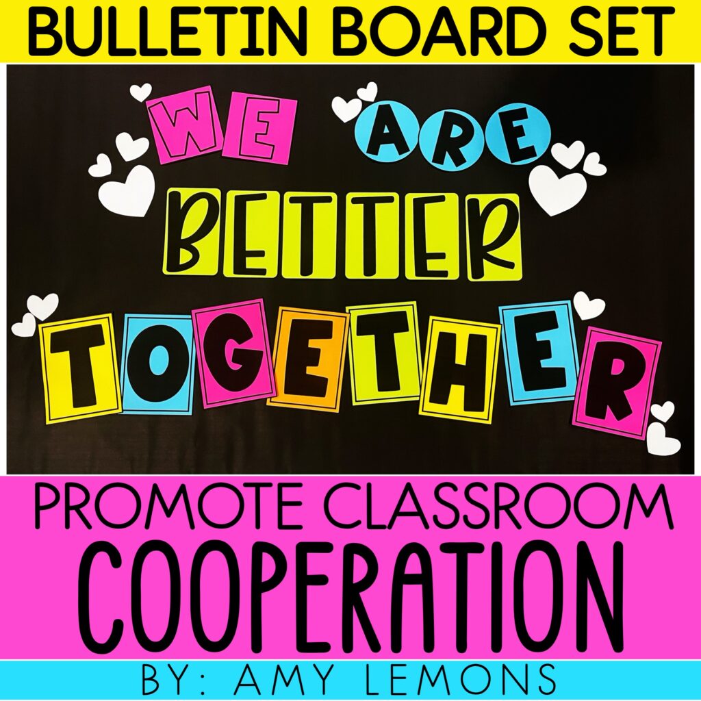 We are Better Together Bulletin Board Set - Amy Lemons