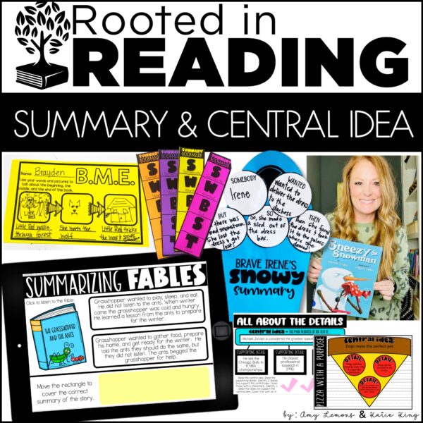 rooted in reading summary and central idea
