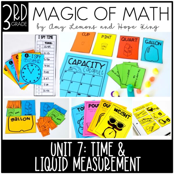 third grade math time measurement