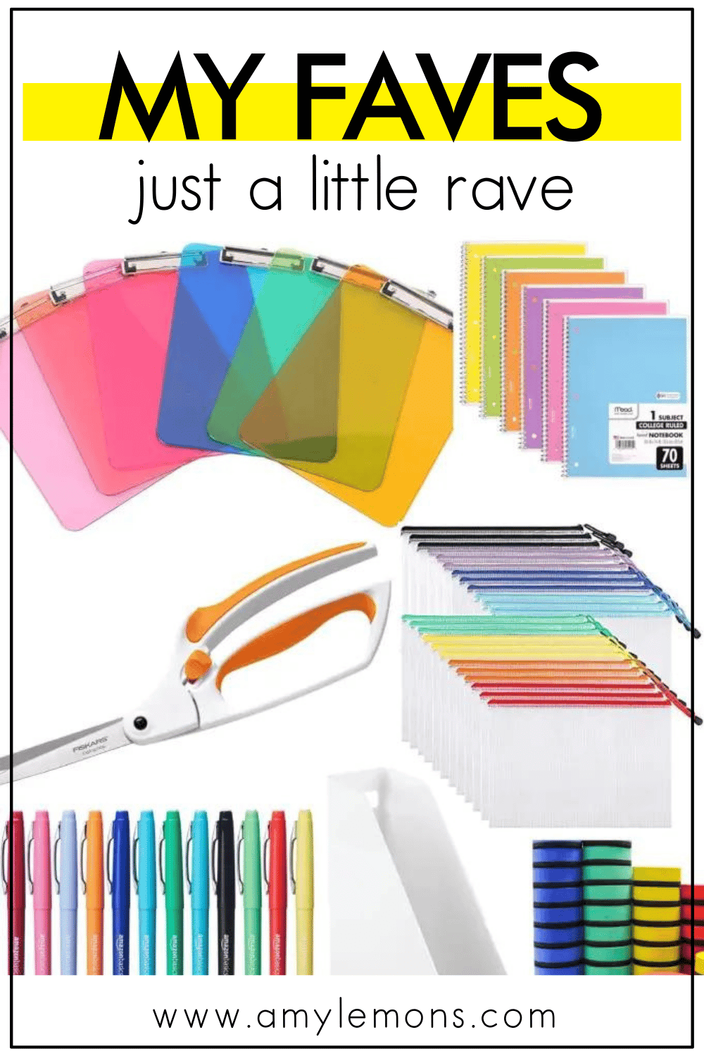 My Favorite School Supplies for College • Sara Laughed