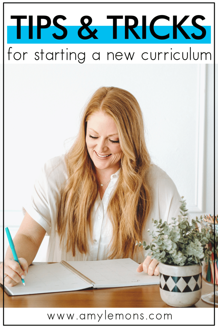 how to start new curriculum