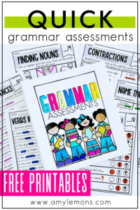 Two Easy Ways to Use Quick Grammar Assessments - Amy Lemons