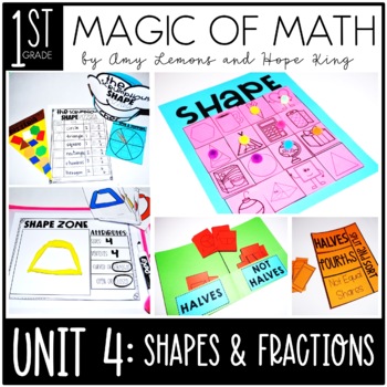 1st Grade Magic of Math Unit 4 Shapes and Fractions 1