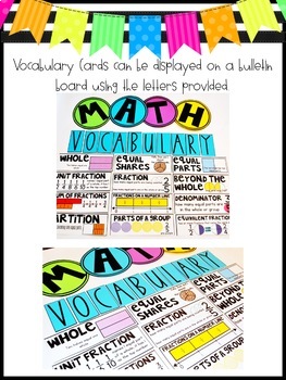 2nd and 3rd Grade Math Vocabulary Cards 210 Math Terms for 2nd and 3rd Grades 2