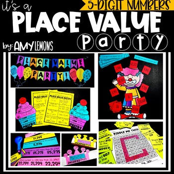 5 Digit Numbers Place Value Party Activities 1