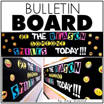 Bulletin Board Set Be The Reason Someone Smiles Today 1
