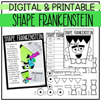 Digital and Printable Shape Frankenstein 2