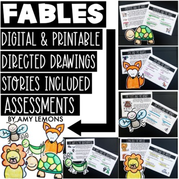Fable Activities and Directed Drawings Digital and Printable 1