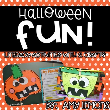 Halloween Fun 2 Writing Craftivities 8 ELA Activities 1