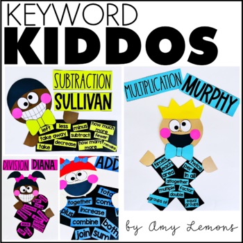 Keyword Kiddos Addition Subtraction Multiplication and Division 1