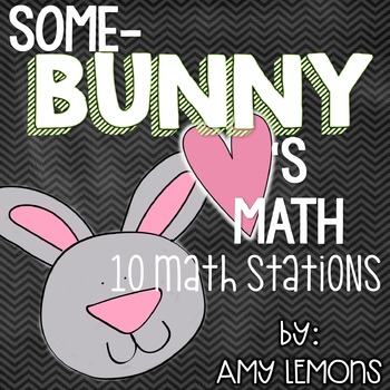 Math Centers 10 Easter and Spring Math Stations 1